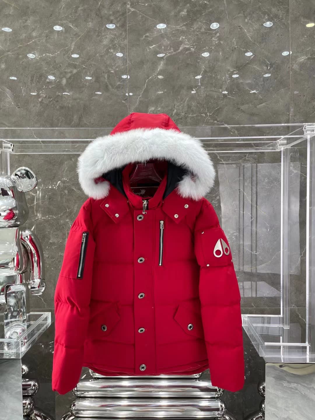 Moose Knuckles Hooded Down Jacket Moose Knuckles Hooded Down Jacket